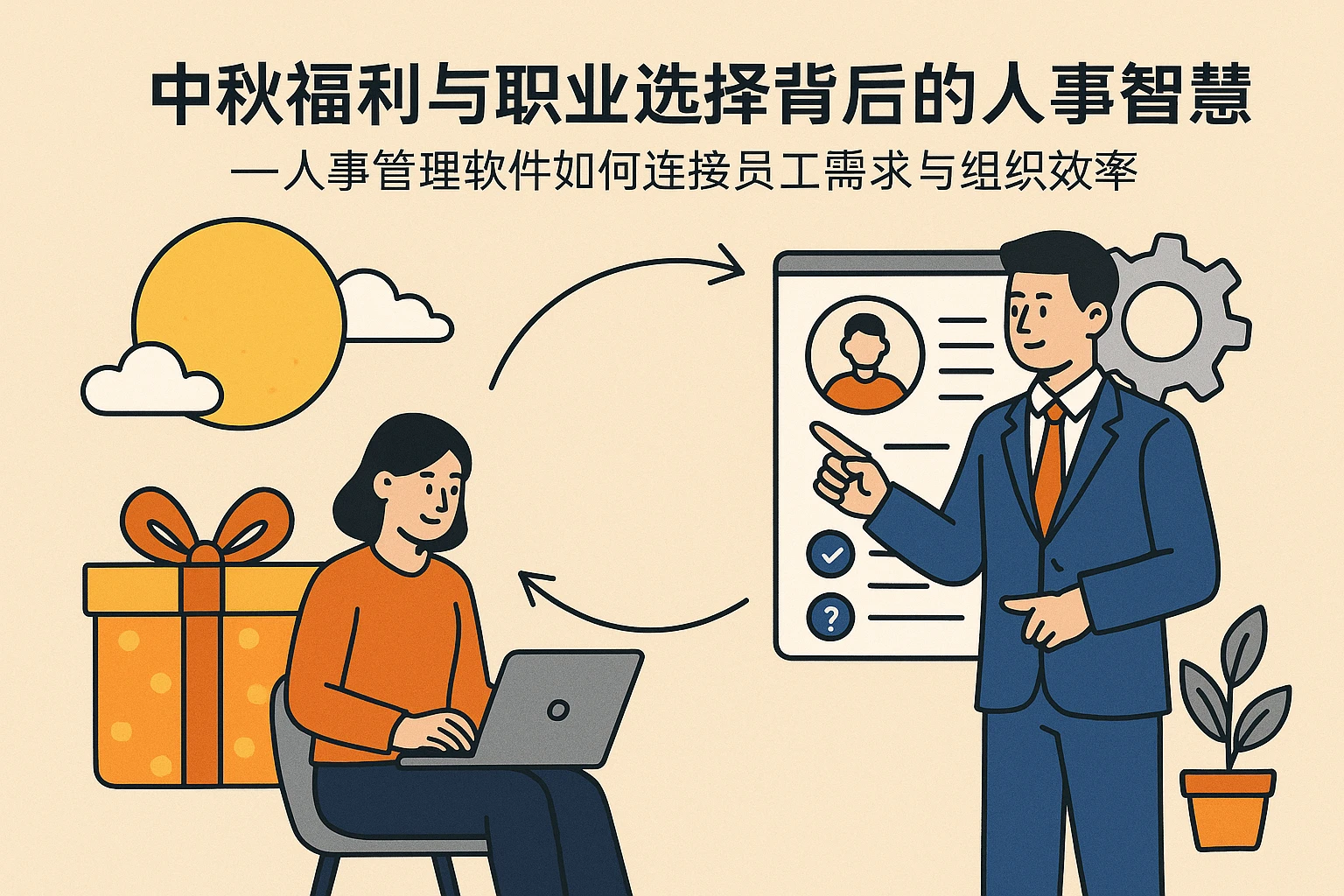 中秋福利与职业选择背后的人事智慧——人事管理软件如何连接员工需求与组织效率