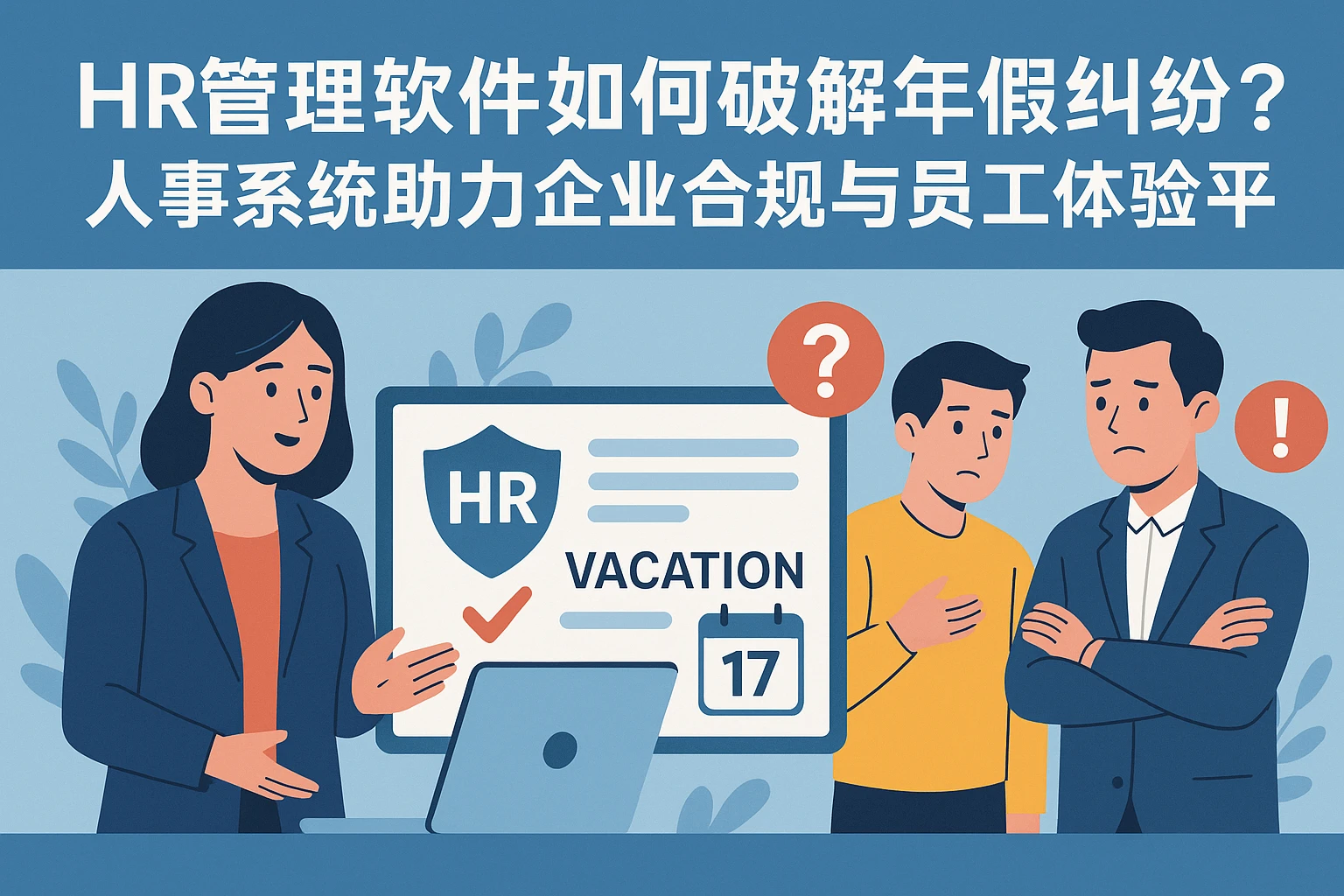 HR管理软件如何破解年假纠纷？人事系统助力企业合规与员工体验平衡