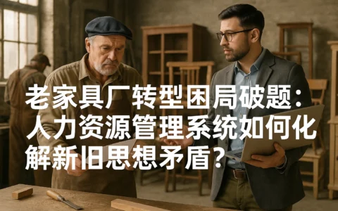 老家具厂转型困局破题：人力资源管理系统如何化解新旧思想矛盾？