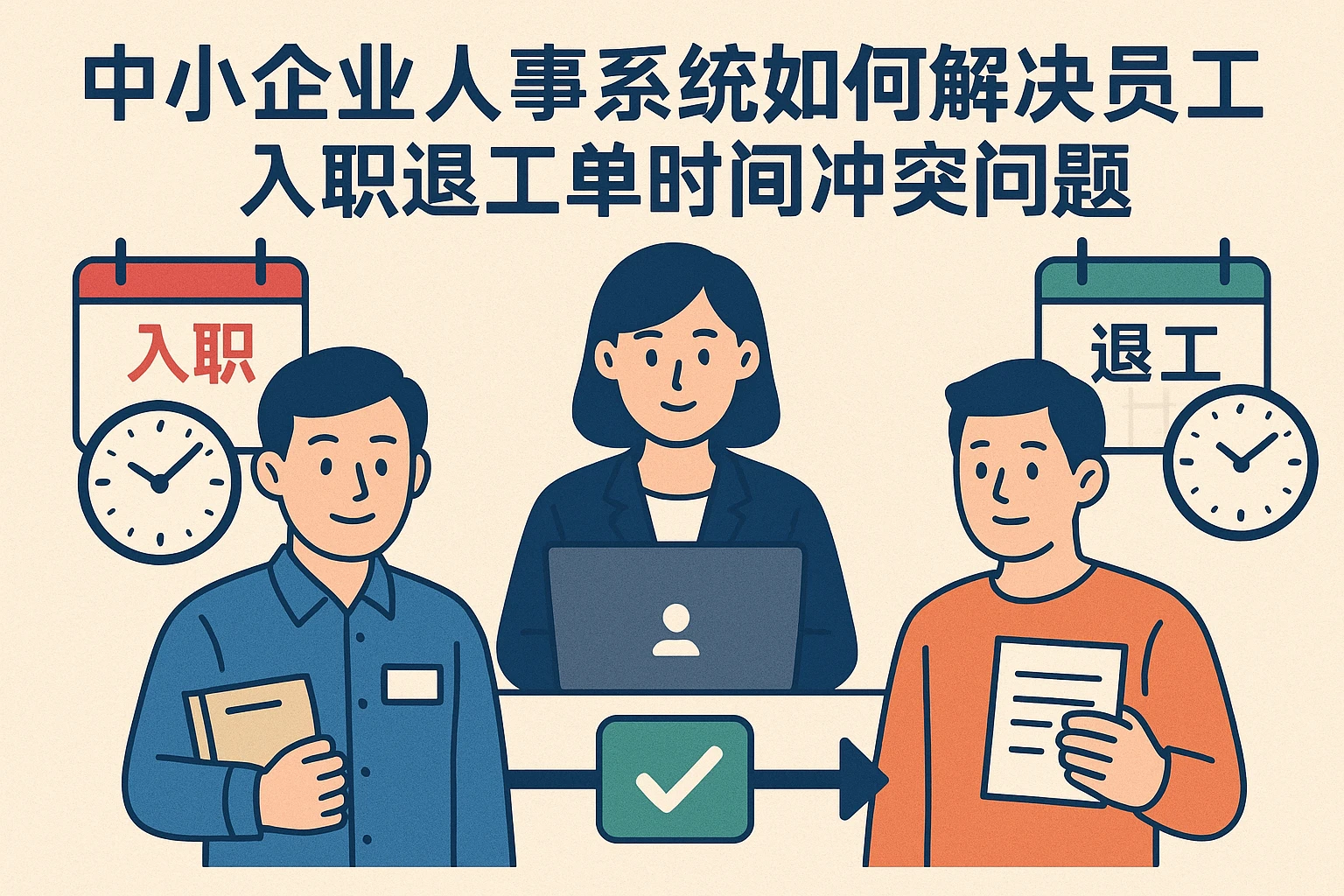 中小企业人事系统如何解决员工入职退工单时间冲突问题