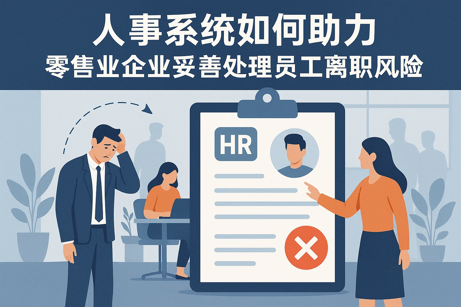 人事系统如何助力零售业企业妥善处理员工离职风险