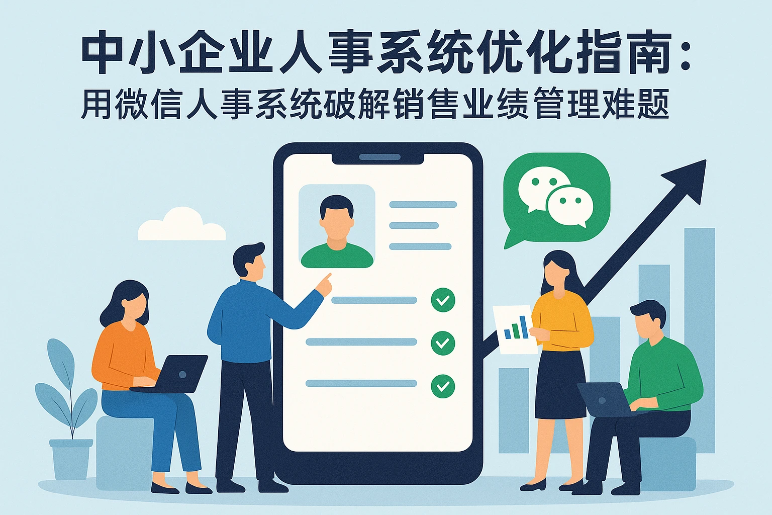 中小企业人事系统优化指南:用微信人事系统破解销售业绩管理难题