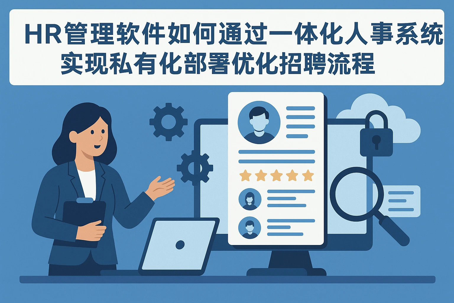 HR管理软件如何通过一体化人事系统实现私有化部署优化招聘流程