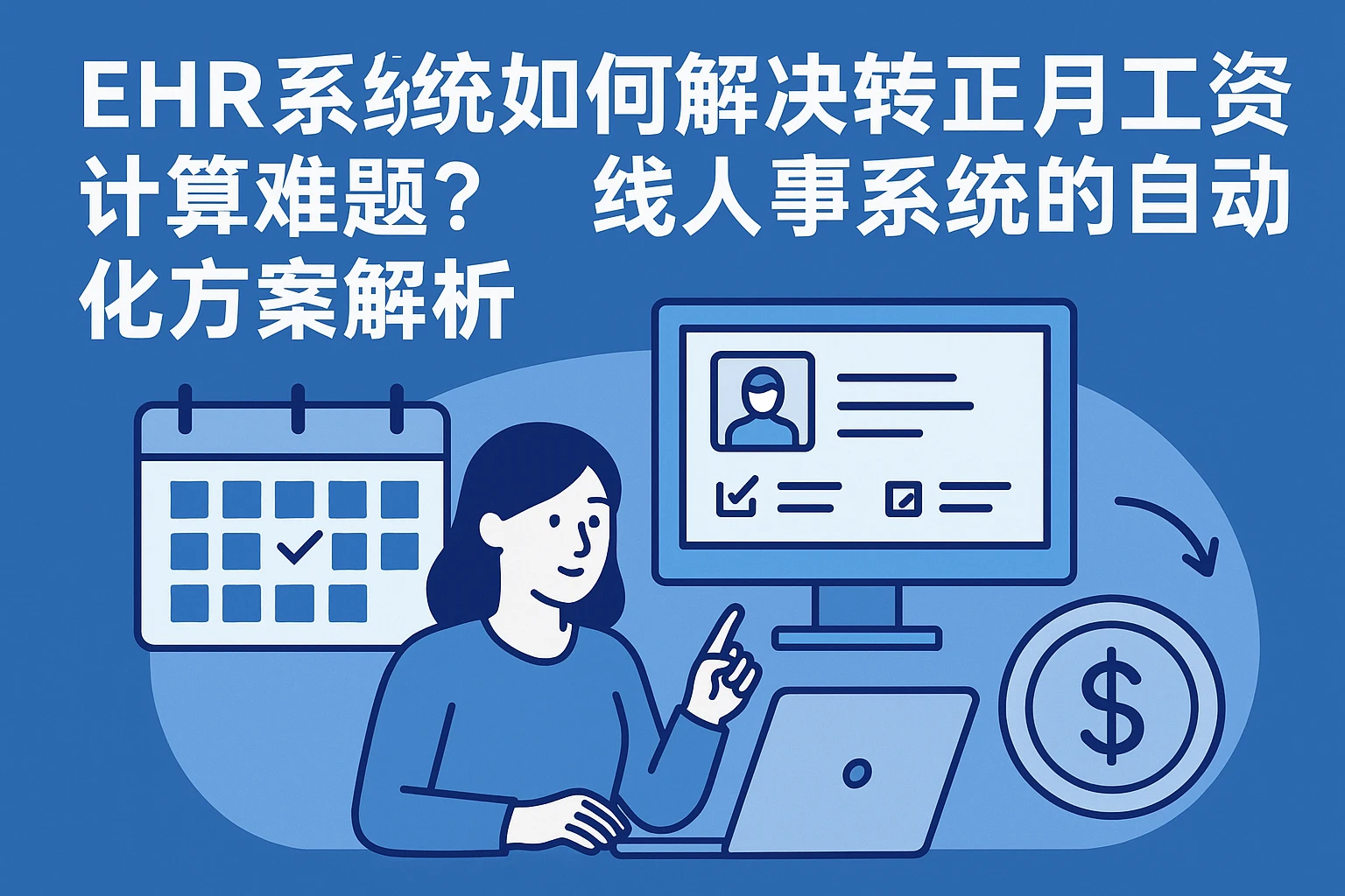 EHR系统如何解决转正月工资计算难题?在线人事系统的自动化方案解析