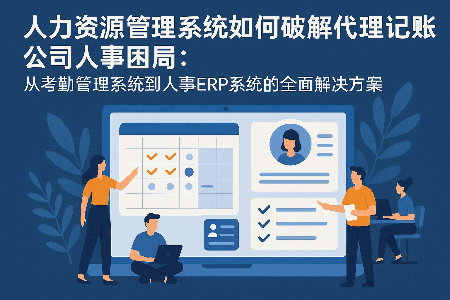 人力资源管理系统如何破解代理记账公司人事困局:从考勤管理系统到人事ERP系统的全面解决方案