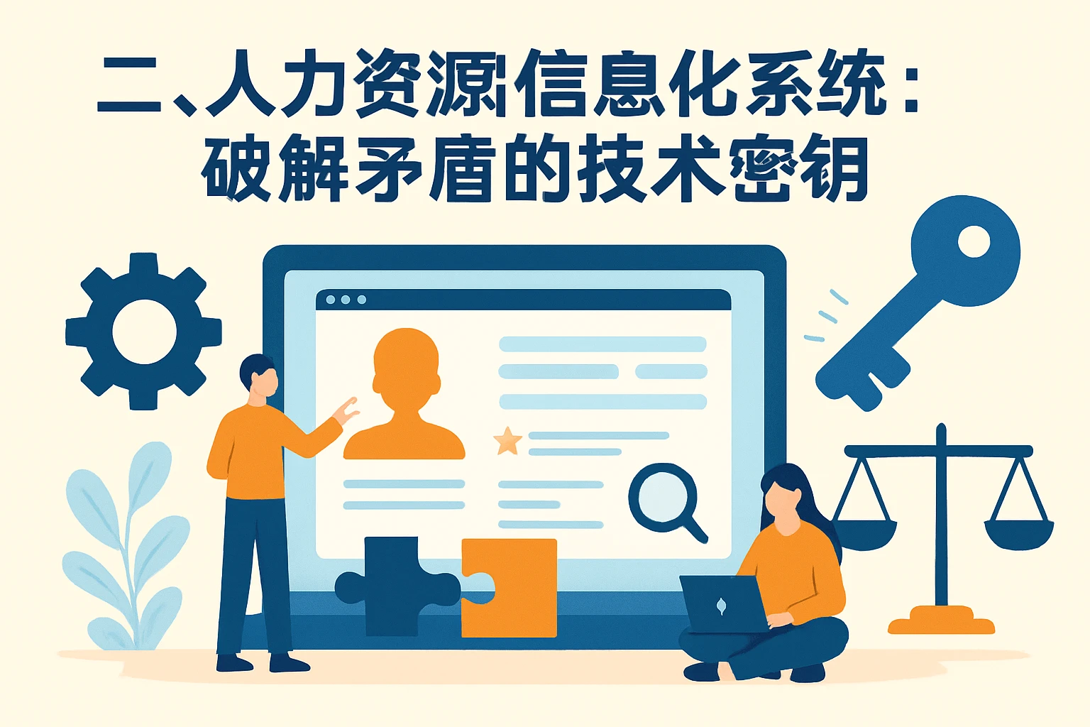 二、人力资源信息化系统：破解矛盾的技术密钥