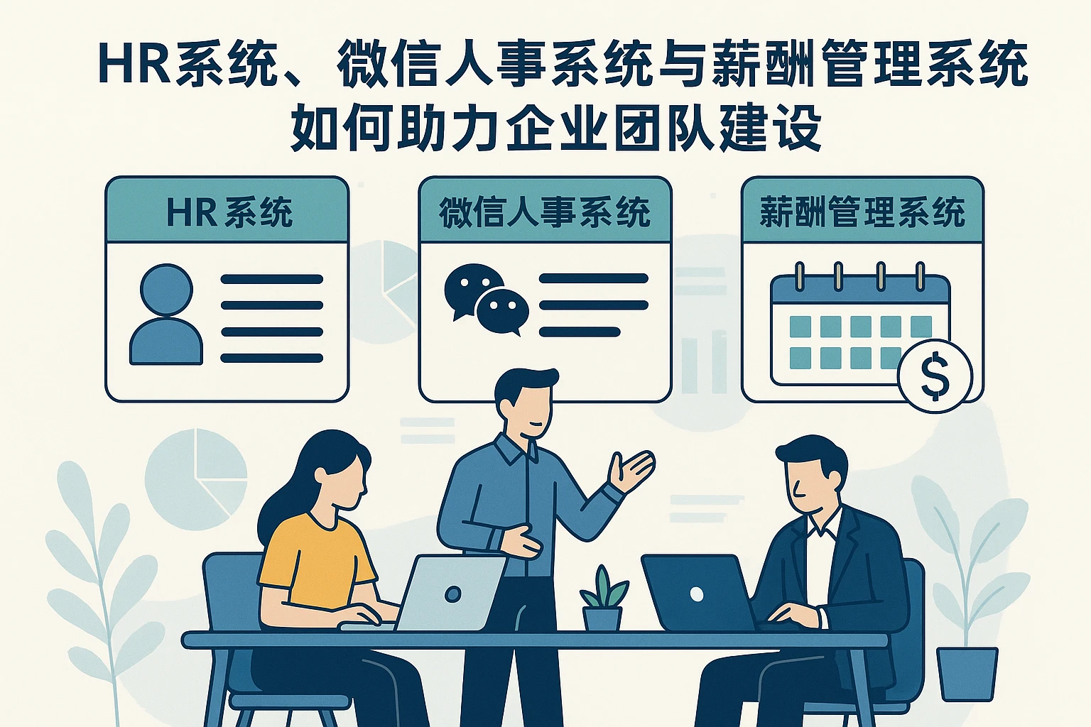 HR系统、微信人事系统与薪酬管理系统如何助力企业团队建设