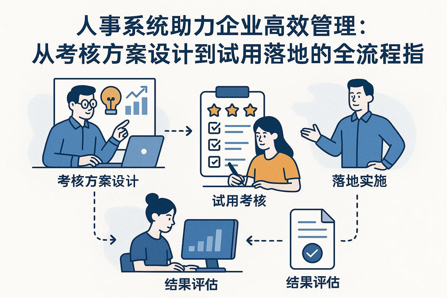 人事系统助力企业高效管理：从考核方案设计到试用落地的全流程指南