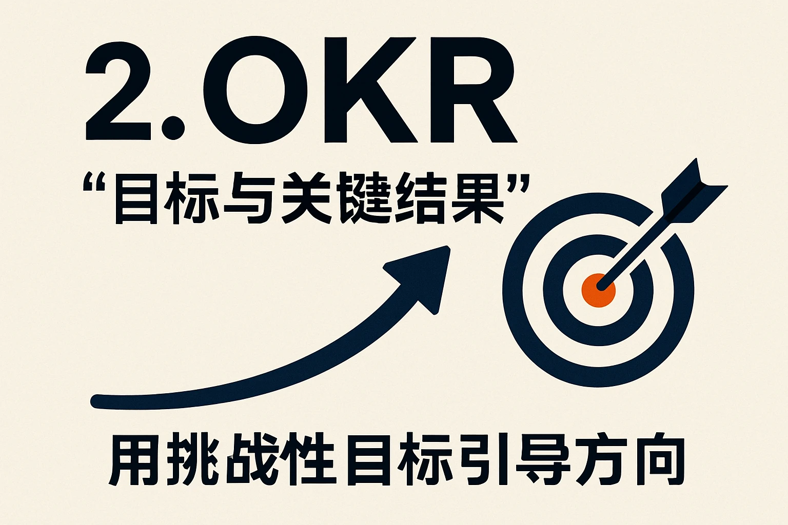 2. OKR：“目标与关键结果”——用“挑战性目标”引导方向