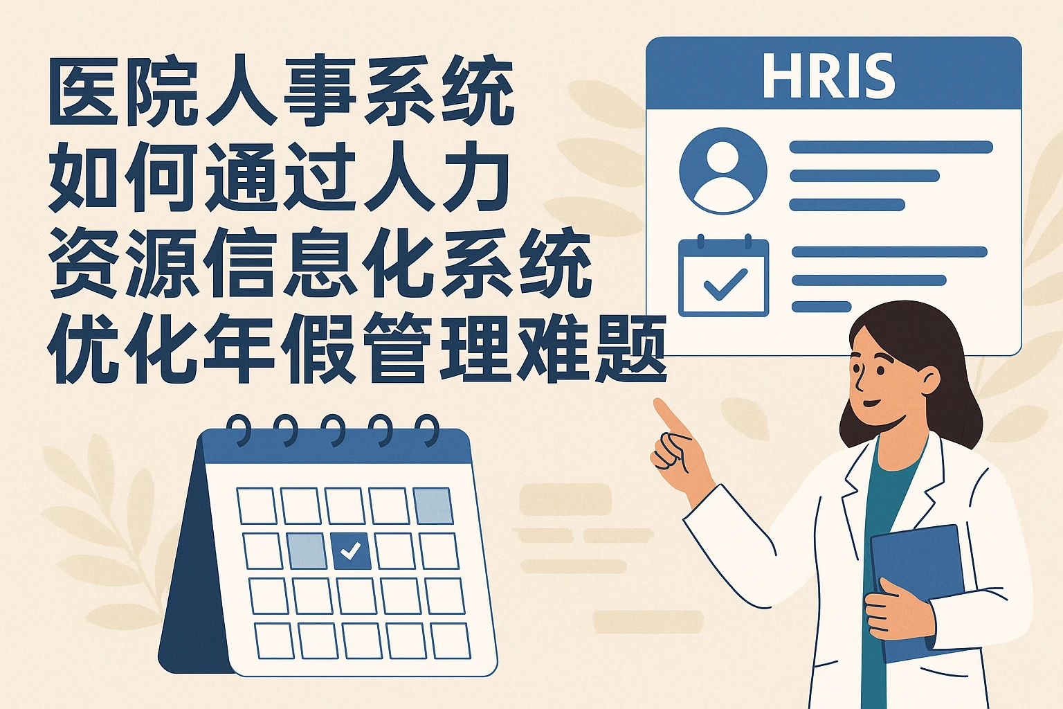 医院人事系统如何通过人力资源信息化系统优化年假管理难题