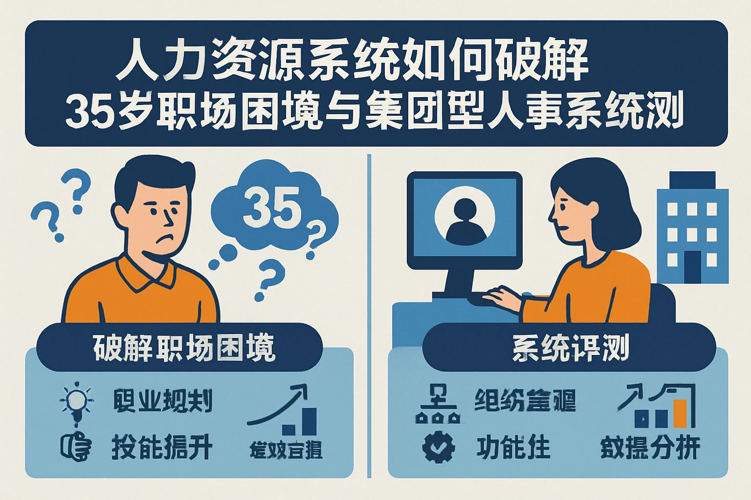 人力资源系统如何破解35岁职场困境与集团型人事系统评测