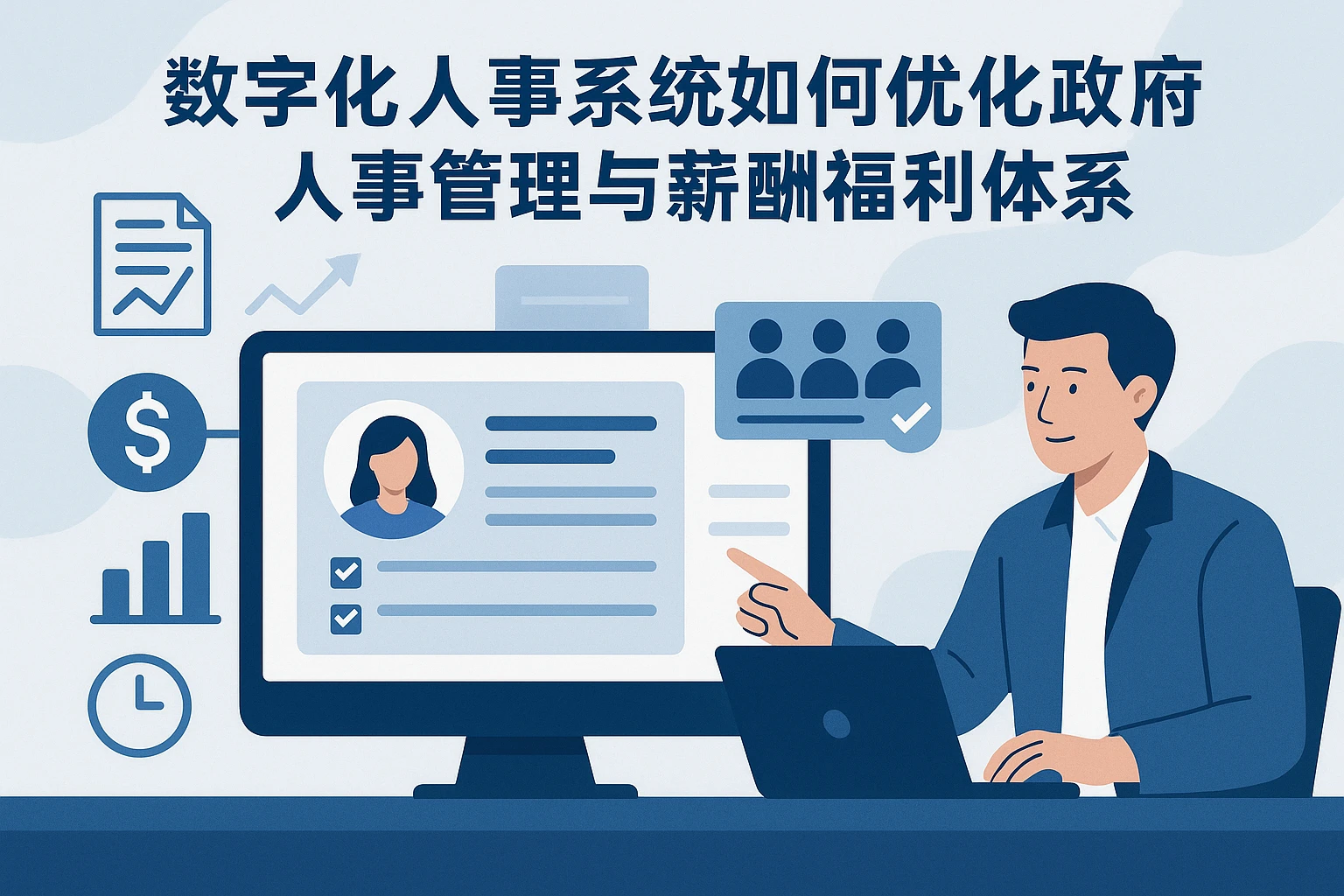 数字化人事系统如何优化政府人事管理与薪酬福利体系