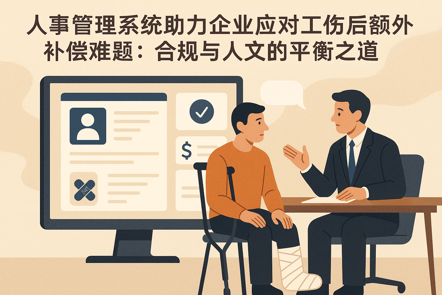 人事管理系统助力企业应对工伤后额外补偿难题:合规与人文的平衡之道