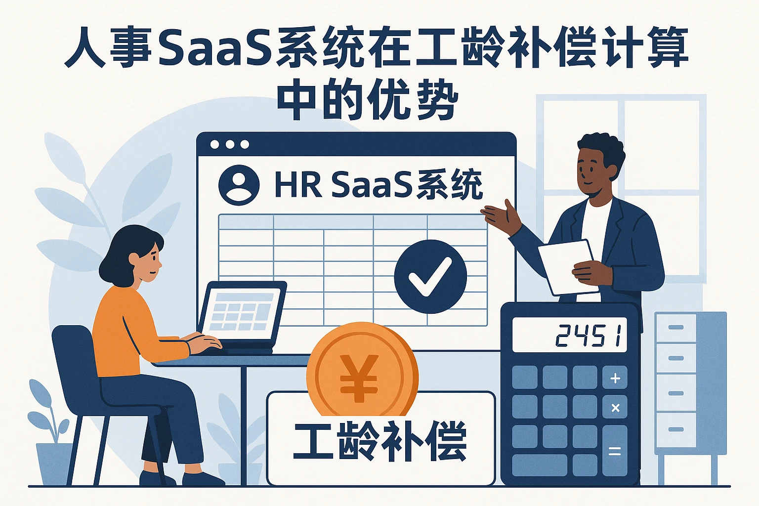 人事SaaS系统在工龄补偿计算中的优势
