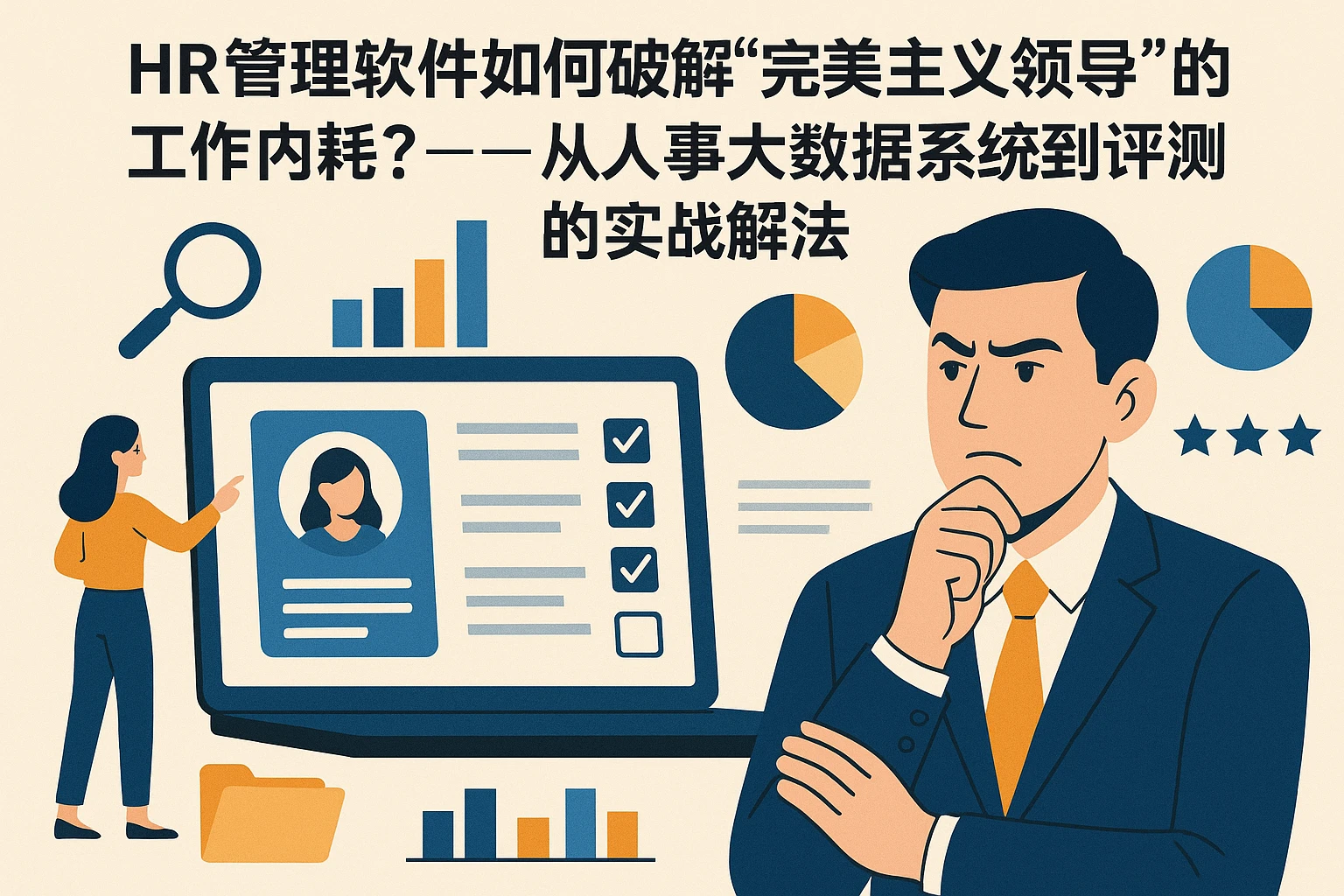 HR管理软件如何破解“完美主义领导”的工作内耗?——从人事大数据系统到评测的实战解法