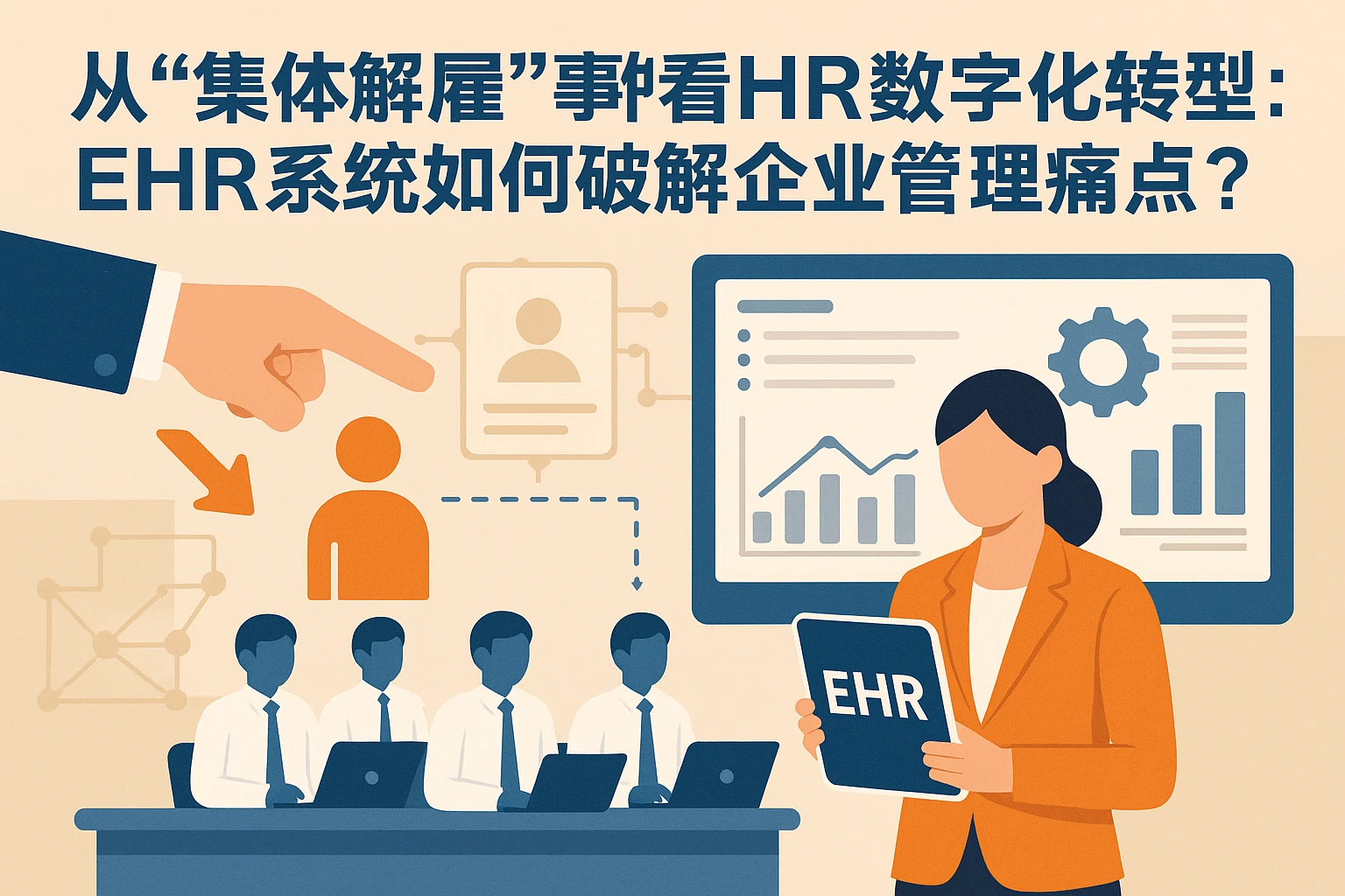 从“集体解雇”事件看HR数字化转型：EHR系统如何破解企业管理痛点？