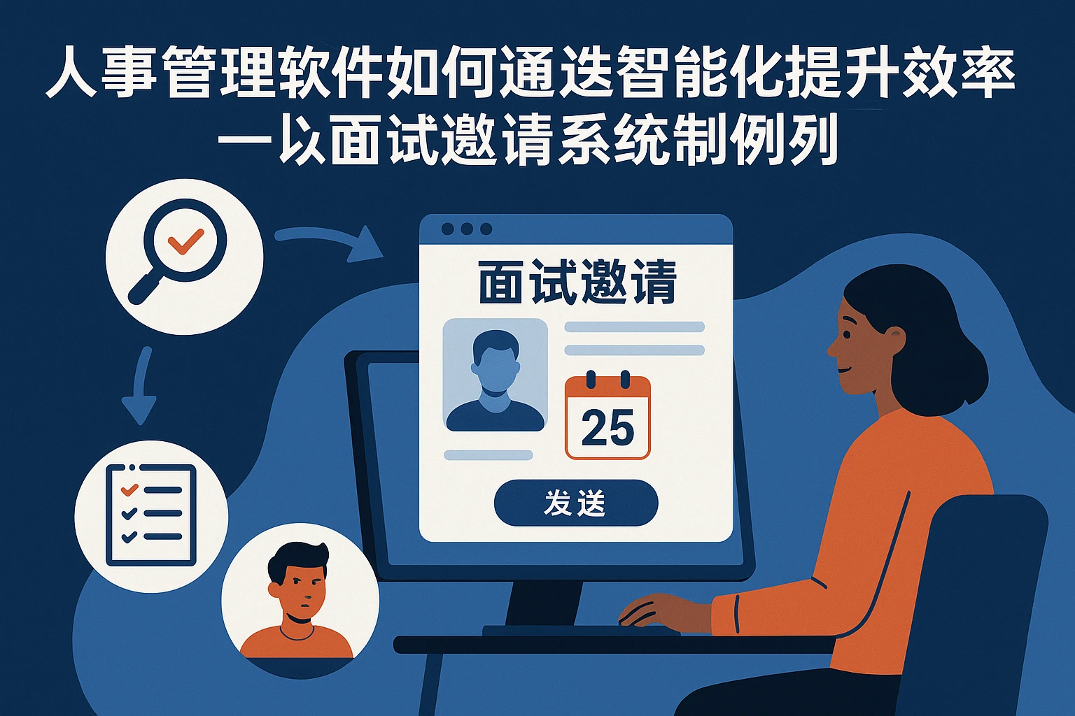 人事管理软件如何通过智能功能提升招聘效率——以面试邀请系统为例