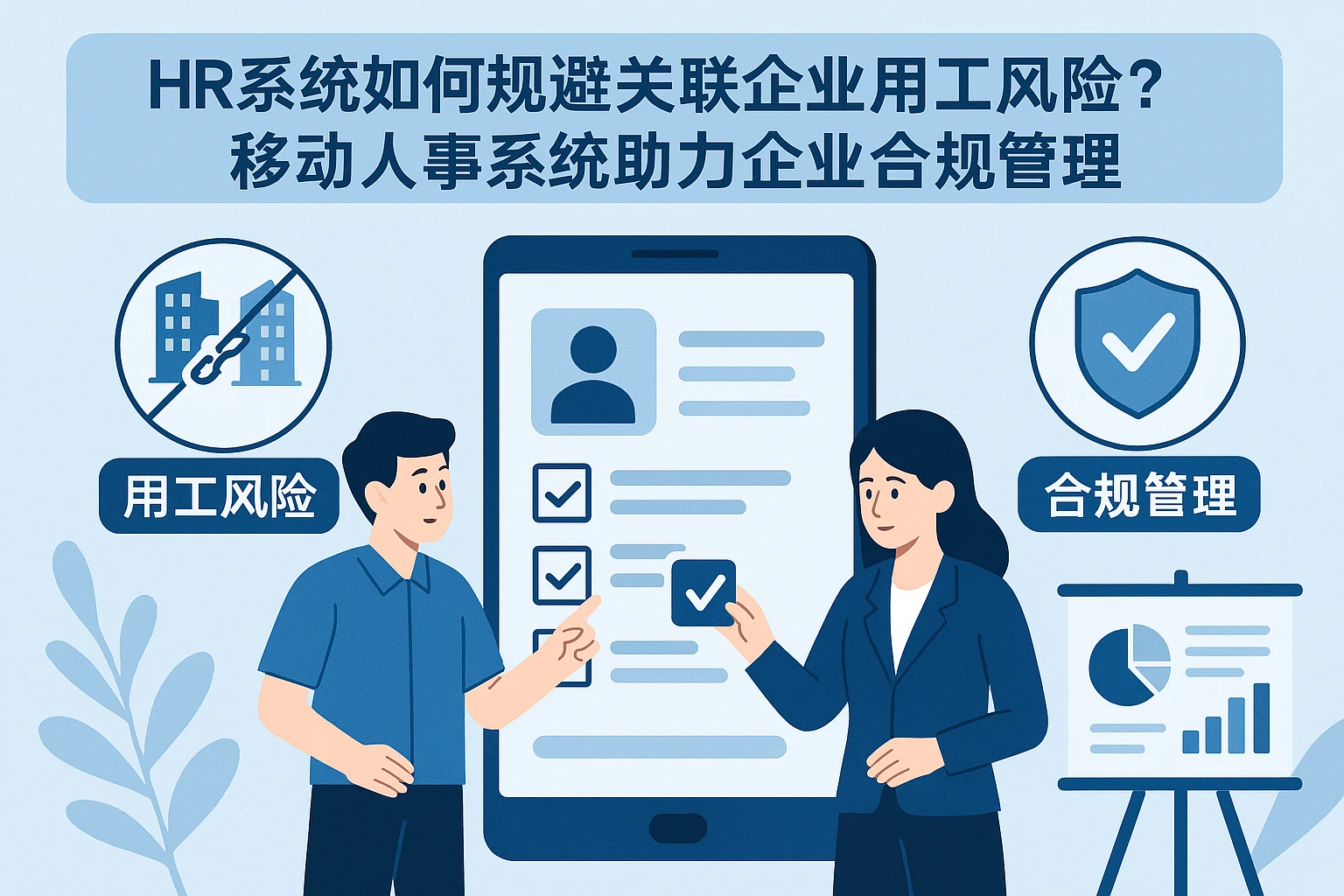 HR系统如何规避关联企业用工风险?移动人事系统助力企业合规管理