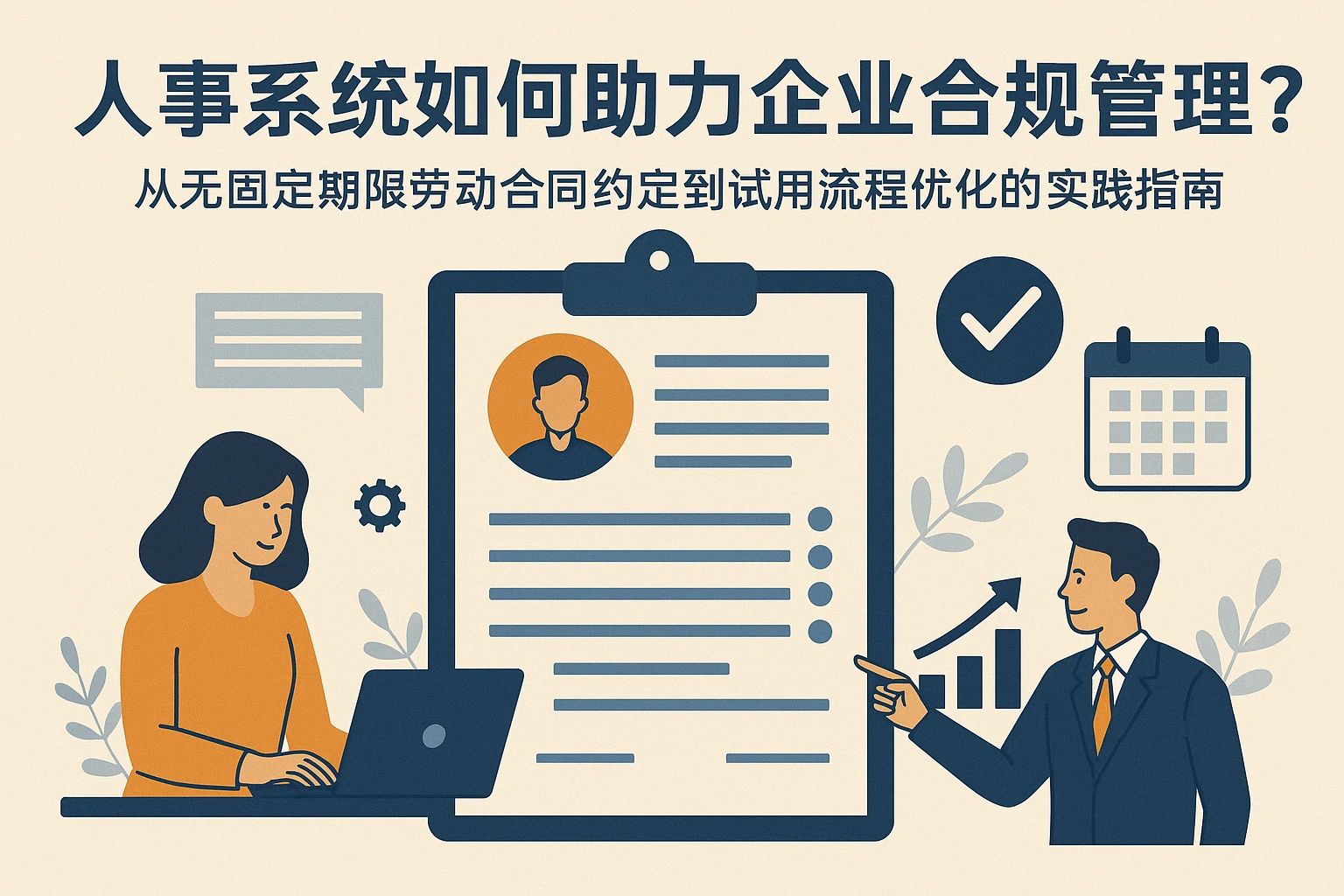 人事系统如何助力企业合规管理？从无固定期限劳动合同约定到试用流程优化的实践指南