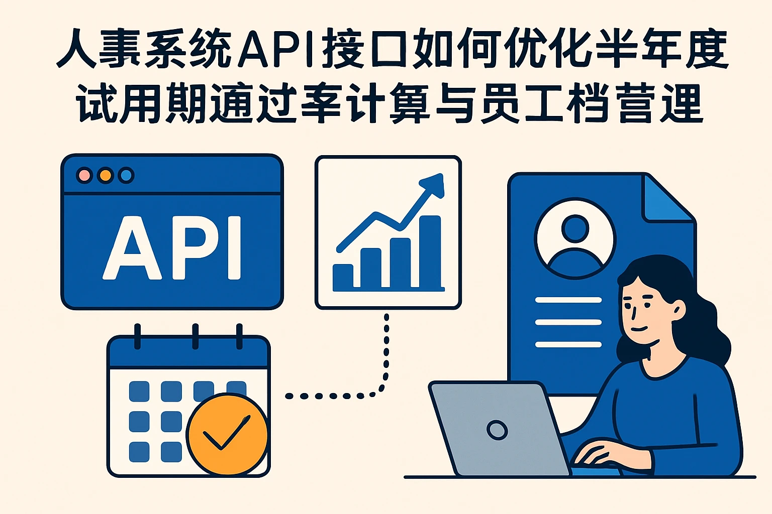 人事系统API接口如何优化半年度试用期通过率计算与员工档案管理