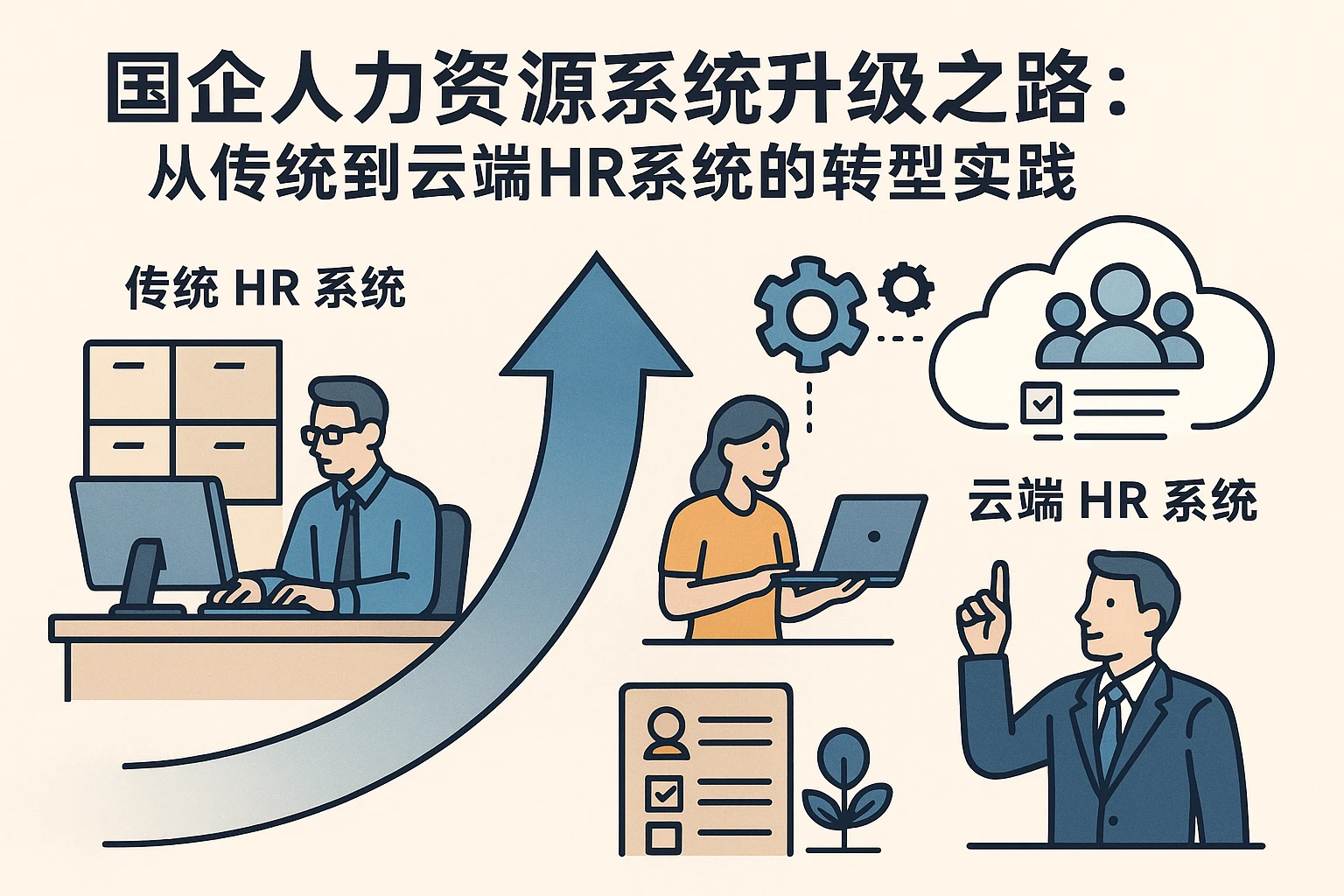 国企人力资源系统升级之路：从传统到云端HR系统的转型实践
