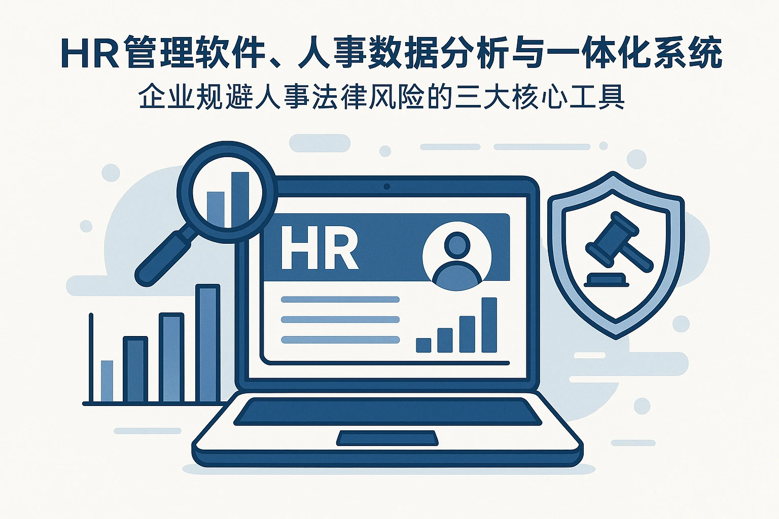 HR管理软件、人事数据分析与一体化系统：企业规避人事法律风险的三大核心工具