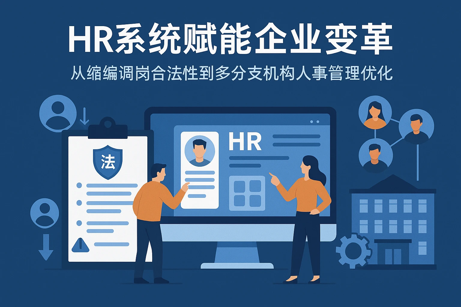 HR系统赋能企业变革：从缩编调岗合法性到多分支机构人事管理优化