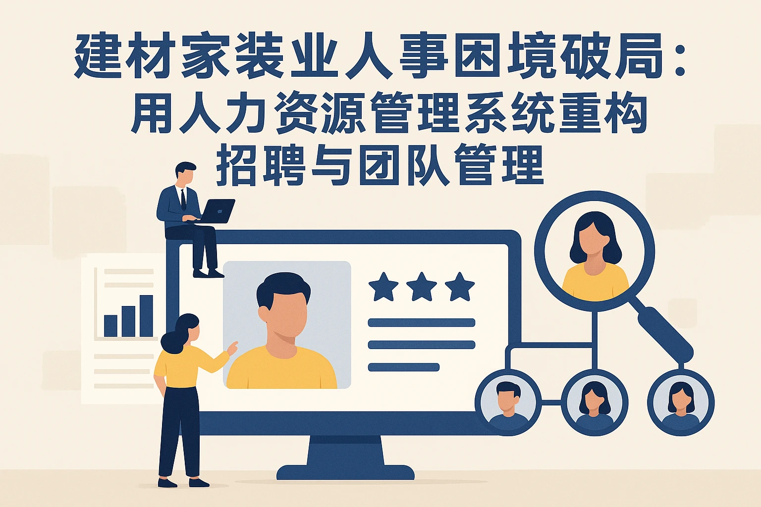 建材家装业人事困境破局：用人力资源管理系统重构招聘与团队管理