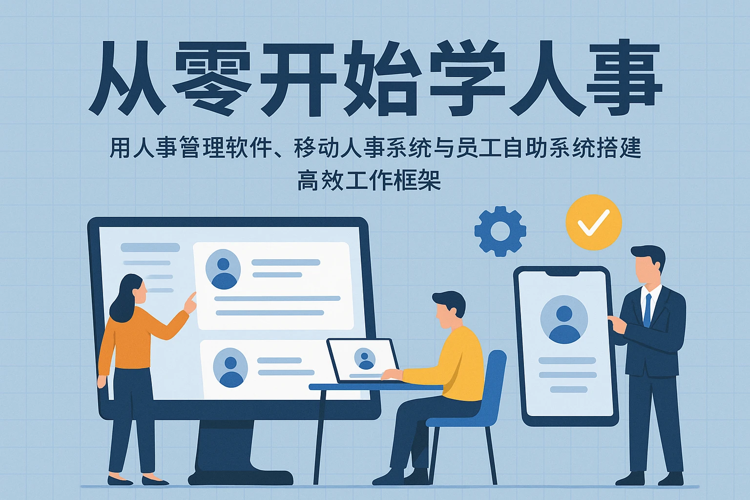 从零开始学人事:用人事管理软件、移动人事系统与员工自助系统搭建高效工作框架