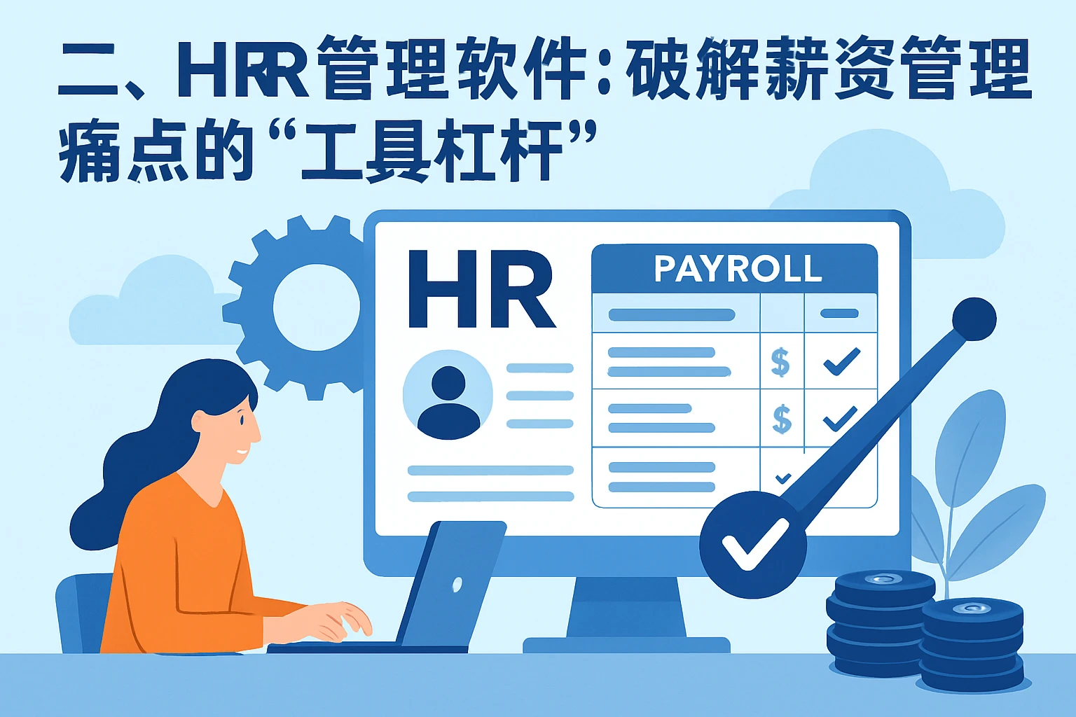 二、HR管理软件:破解薪资管理痛点的“工具杠杆”