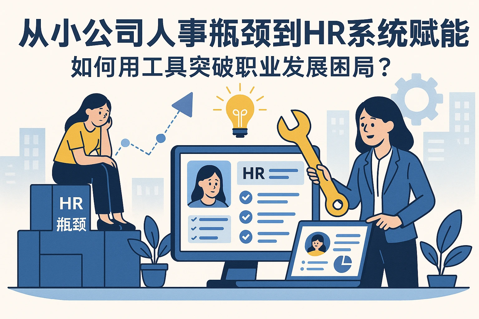 从小公司人事瓶颈到HR系统赋能：如何用工具突破职业发展困局？