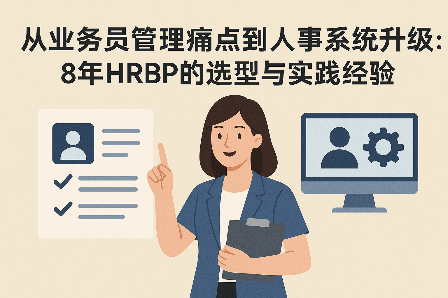 从业务员管理痛点到人事系统升级：8年HRBP的选型与实践经验