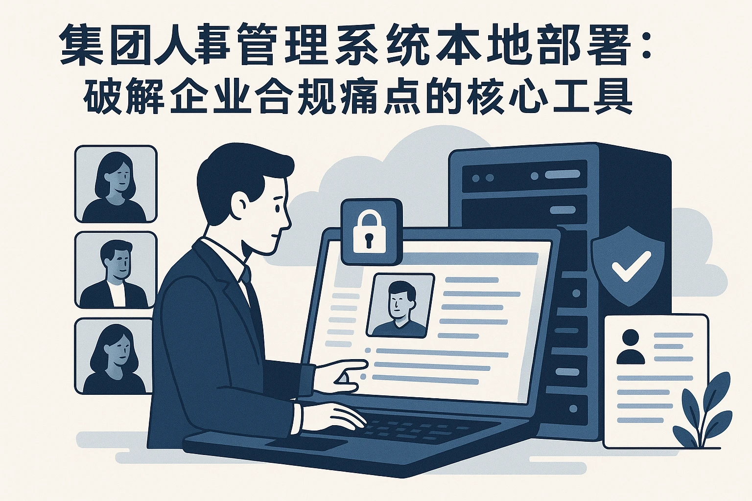 集团人事管理系统本地部署：破解企业合规痛点的核心工具