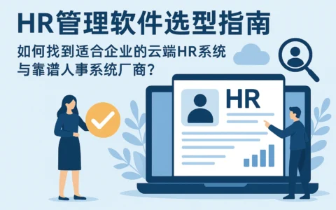 HR管理软件选型指南：如何找到适合企业的云端HR系统与靠谱人事系统厂商？