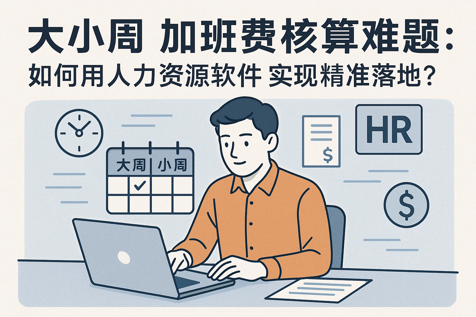 大小周加班费核算难题:如何用人力资源软件实现精准落地?