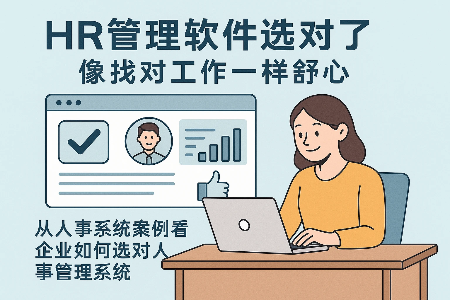 HR管理软件选对了，像找对工作一样舒心——从人事系统案例看企业如何选对人事管理系统