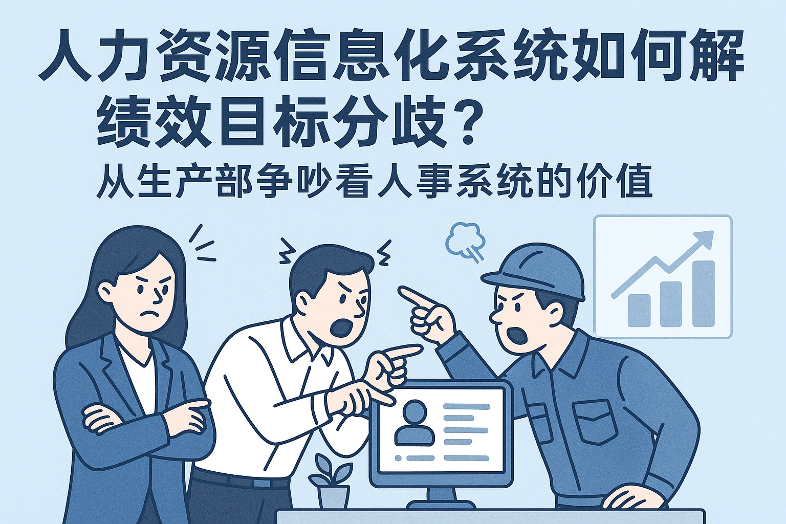 人力资源信息化系统如何破解绩效目标分歧？从生产部争吵看人事系统的价值