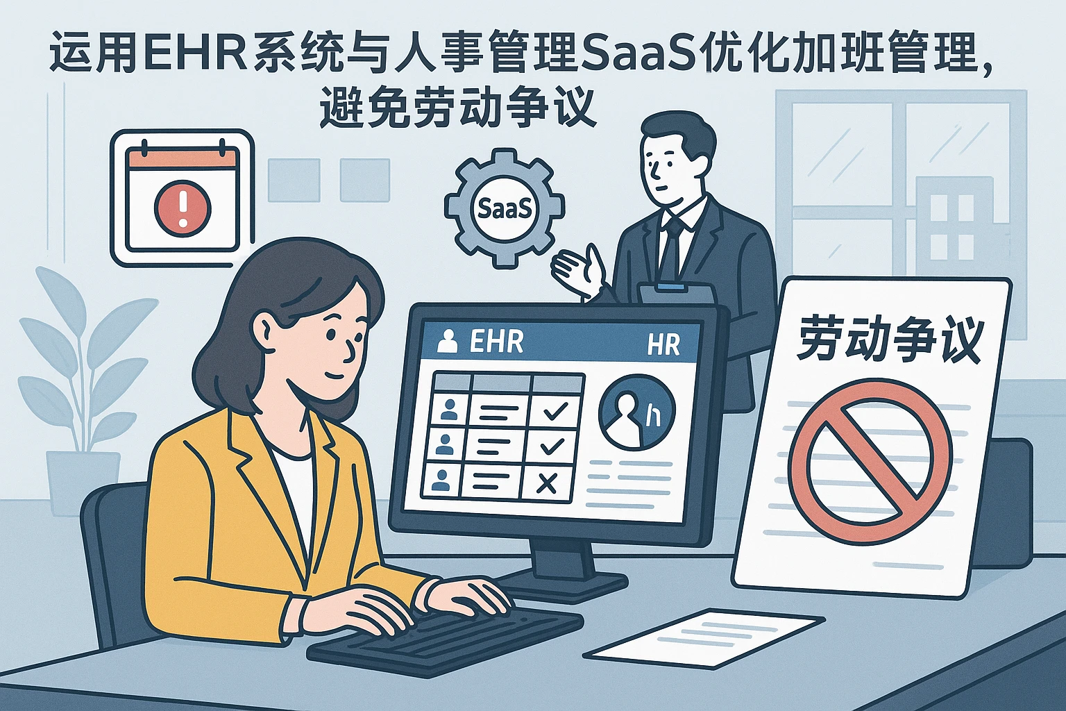 运用EHR系统与人事管理SaaS优化加班管理,避免劳动争议