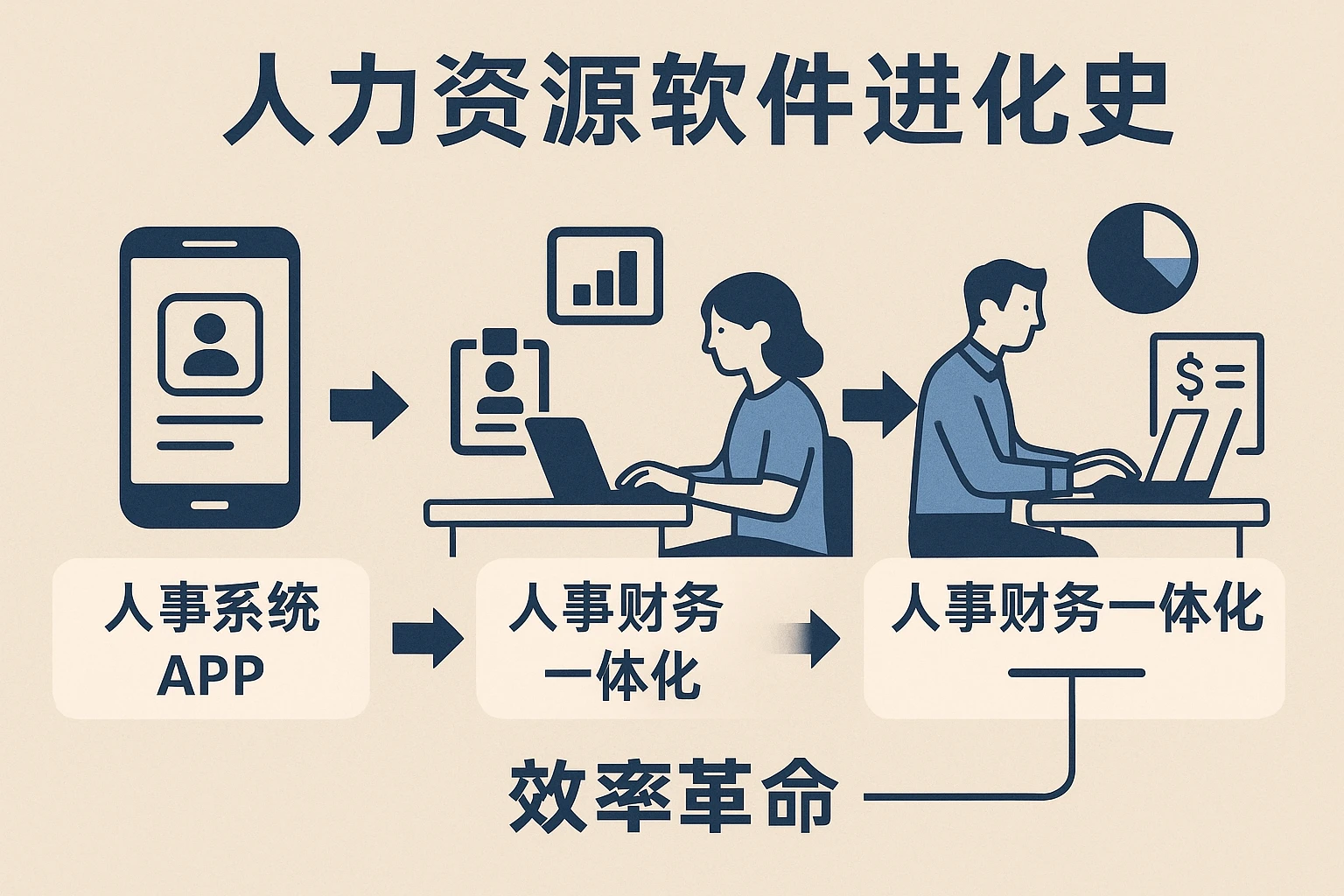 人力资源软件进化史:从人事系统APP到人事财务一体化的效率革命