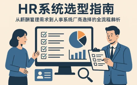 HR系统选型指南：从薪酬管理需求到人事系统厂商选择的全流程解析