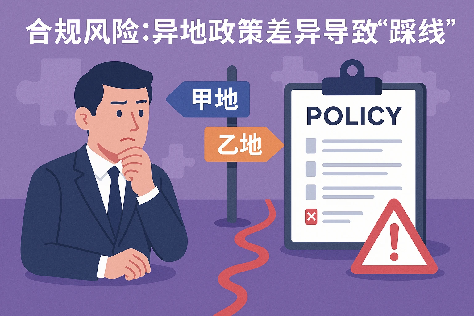 2. 合规风险:异地政策差异导致“踩红线”