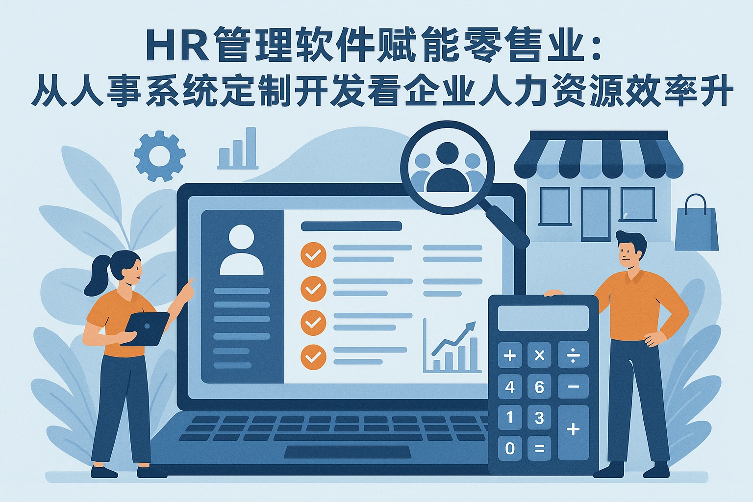 HR管理软件赋能零售业:从人事系统定制开发看企业人力资源效率升级