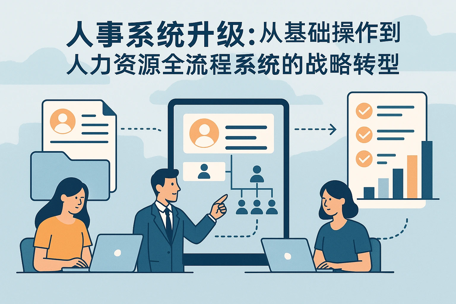 人事系统升级:从基础操作到人力资源全流程系统的战略转型