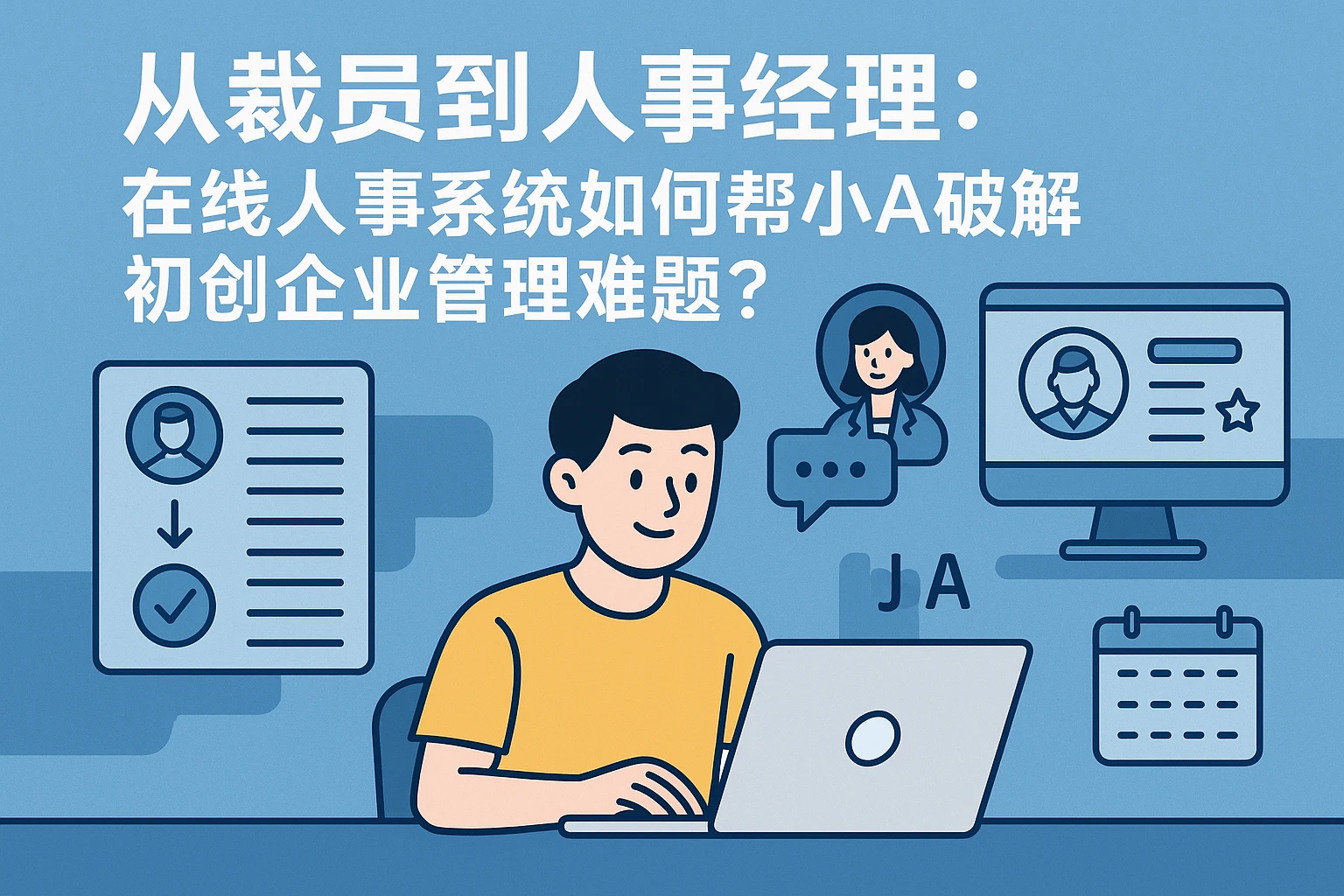 从裁员到人事经理：在线人事系统如何帮小A破解初创企业管理难题？