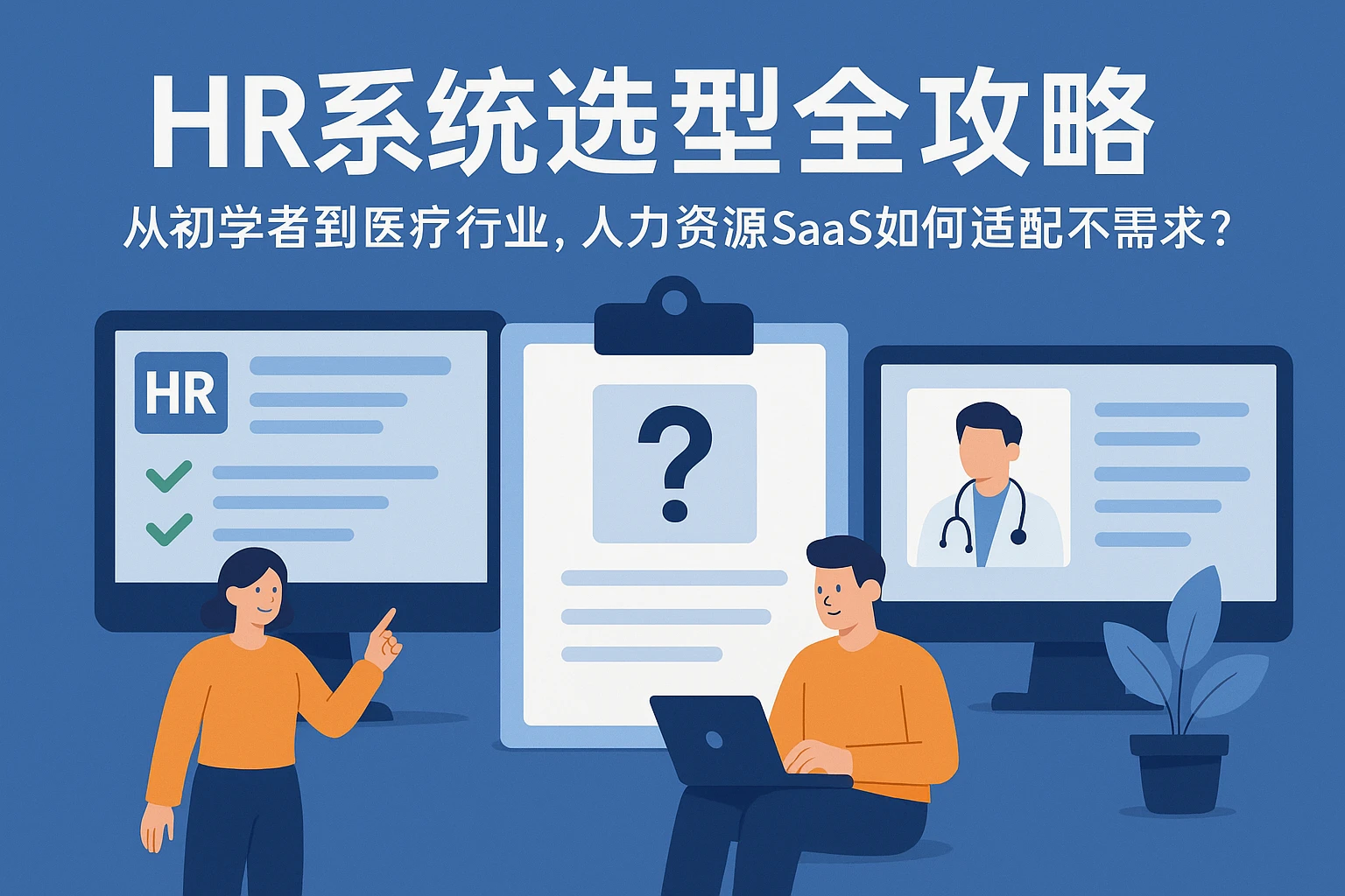 HR系统选型全攻略：从初学者到医疗行业，人力资源SaaS如何适配不同需求？