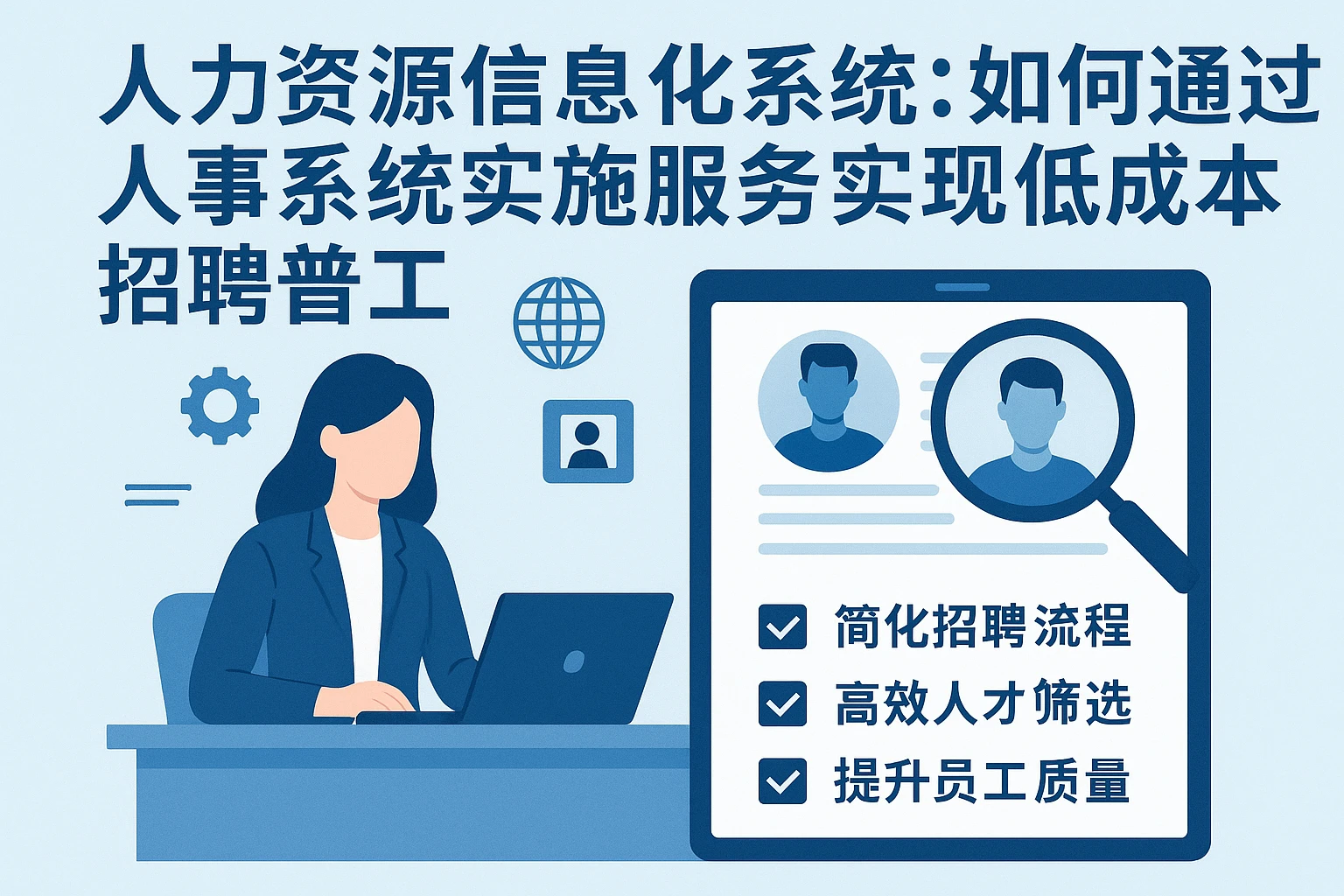 人力资源信息化系统：如何通过人事系统实施服务实现低成本招聘普工