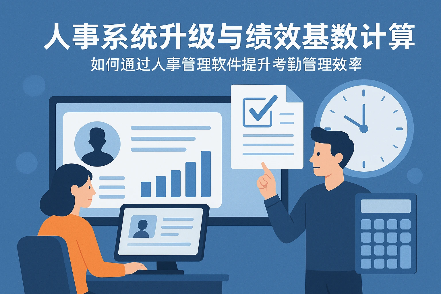 人事系统升级与绩效基数计算:如何通过人事管理软件提升考勤管理效率