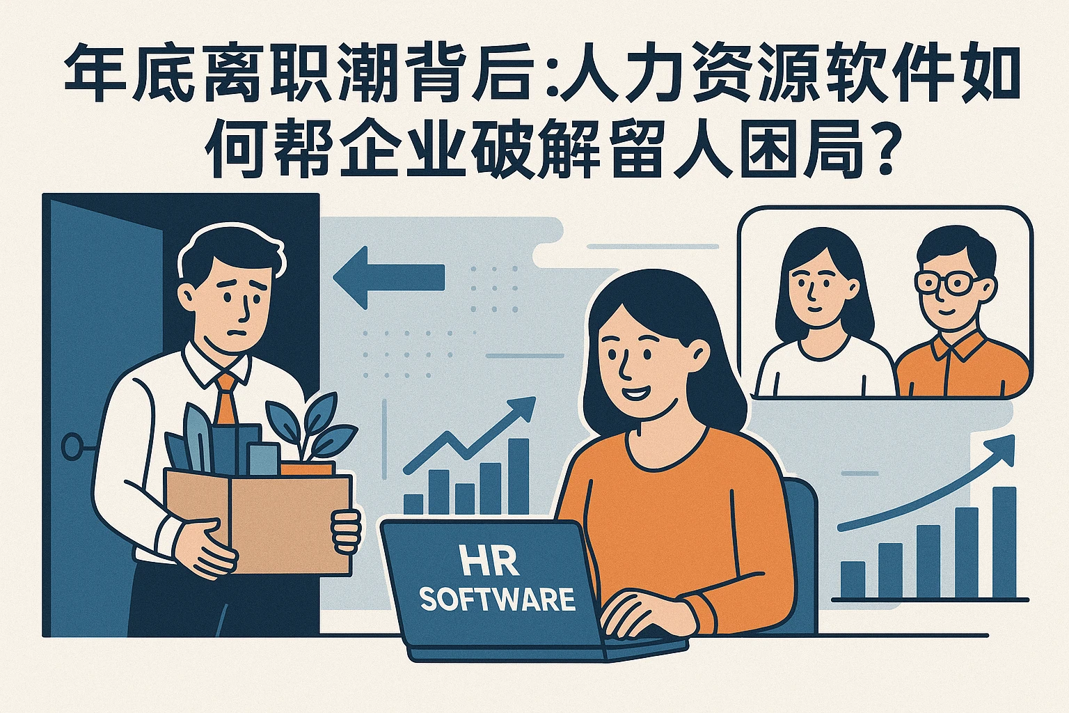 年底离职潮背后:人力资源软件如何帮企业破解留人困局?