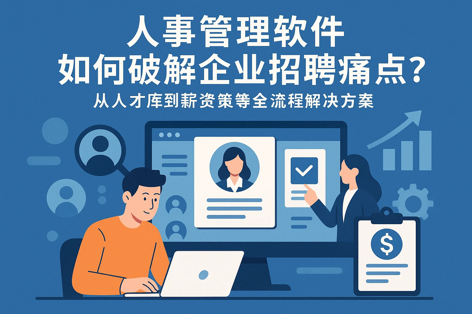 人事管理软件如何破解企业招聘痛点?从人才库到薪资决策的全流程解决方案