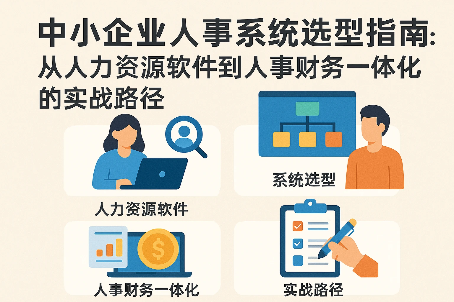 中小企业人事系统选型指南：从人力资源软件到人事财务一体化的实战路径